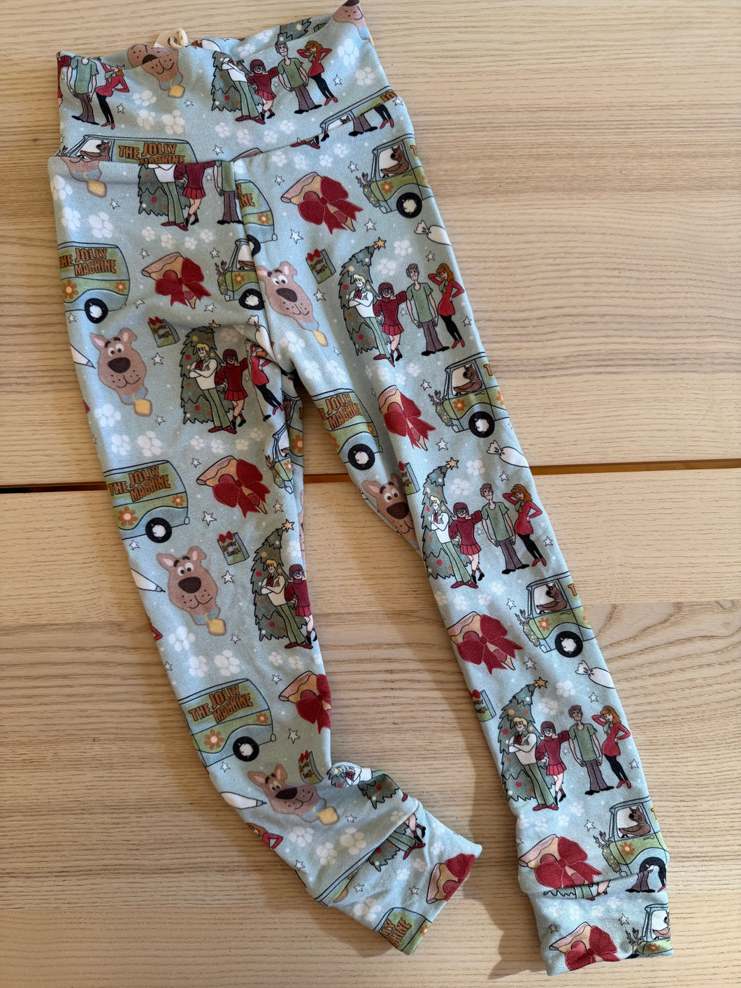 Mystery Dog Christmas Leggings 2T