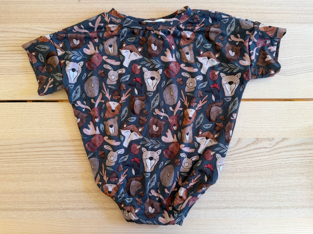 Woodland Romper 12-18M - no snaps